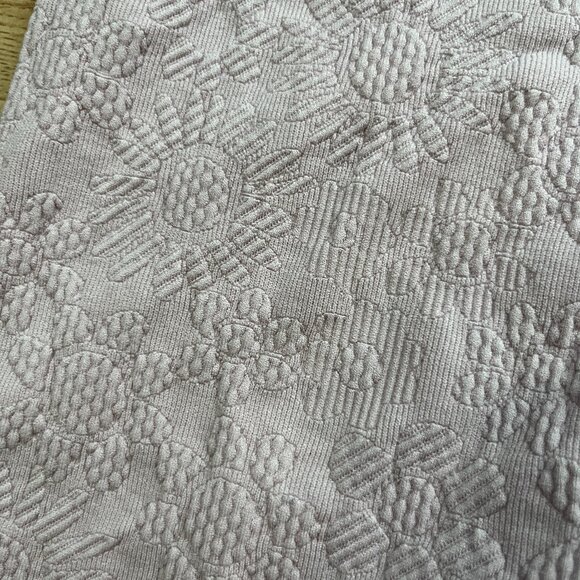 SOLD OUT Aerie Offline Seamless Floral 7" Bike Shorts Warm Pink Size Medium M - Picture 5 of 9